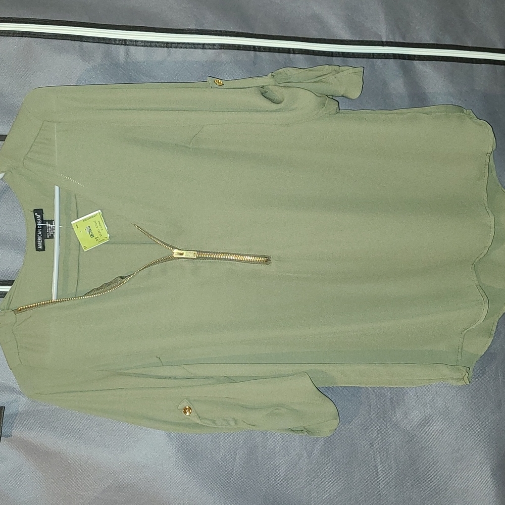 Olive color blouse